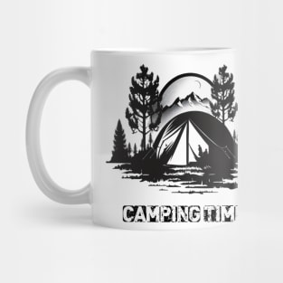 Campfire camping with my friends great time Mug